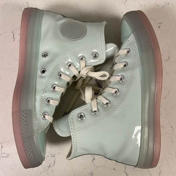 Converse Chuck Taylor All Star High 'Teal Tint Pink Foam' 166447C Women’s Size 6 - Picture 6 of 16